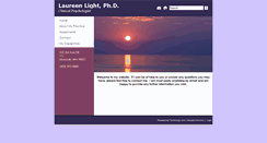 Desktop Screenshot of laureenlightphd.com